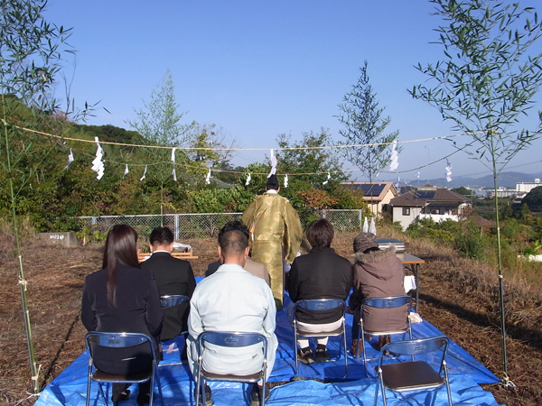 新庄の家の地鎮祭